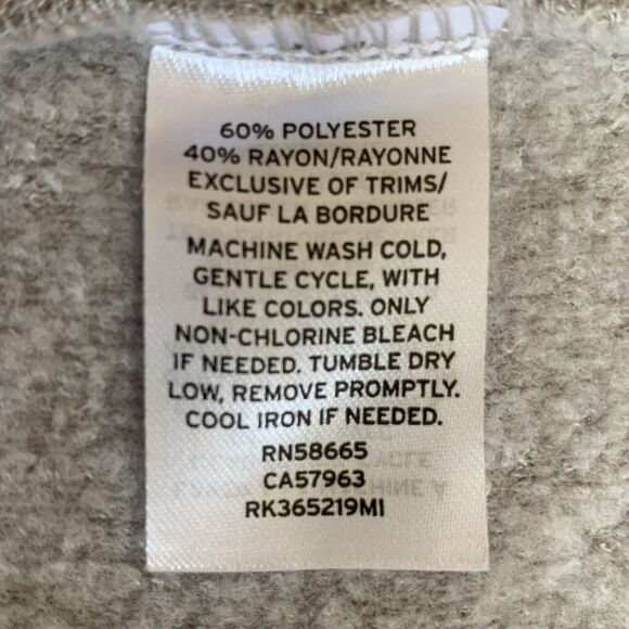 Shimera Open Cardigan Women M Gray Waterfall Fleece Dolman Sleeve Stretch D10 - Picture 8 of 11